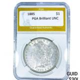 1885 Morgan Silver Dollar PGA Brilliant UNC