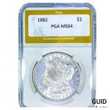1882 Morgan Silver Dollar PGA MS64