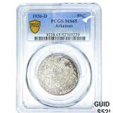 1936-D Arkansas Half Dollar PCGS MS65