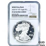 2020-W Silver Eagle NGC PF69 Ultra Cameo