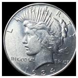 1934 Silver Peace Dollar CHOICE BU