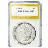 1878-S Morgan Silver Dollar PGA BU