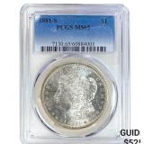 1881-S Morgan Silver Dollar PCGS MS65