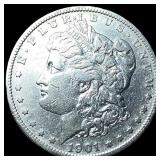 1901-S Silver Morgan Dollar NEARLY  UNCIRCULATED