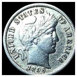 1895-S Silver Barber Dime LIGHTLY CIRCULATED