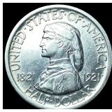 1921 Silver Missouri Centennial Half Dollar  CLOS