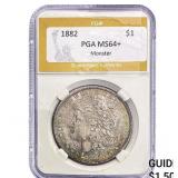 1882 Morgan Silver Dollar PGA MS64+ Monster