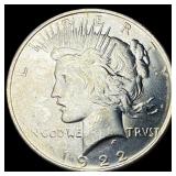 1922 Silver Peace Dollar CHOICE BU