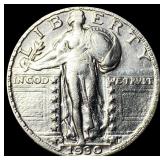 1930-S Silver Standing Liberty Quarter CHOICE AU