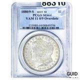 1880/9-S Morgan Silver Dollar PCGS MS64 VAM 11 0/9