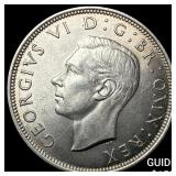 1945 Great Britain Silver Half Crown UNCIRCULATED