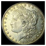 1887-S Silver Morgan Dollar CLOSELY UNCIRCULATED