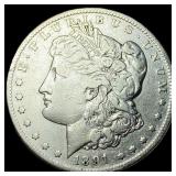 1891-CC Silver Morgan Dollar NEARLY UNCIRCULATED