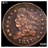 1811 Classic Head Half Cent HIGH GRADE