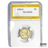 1938-D Jefferson Nickel PGA MS66