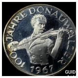 1967 Austria Silver 50 Schilling Proof