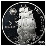 1992 Niue Silver 5 Dollars Proof