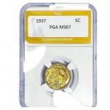 1937 Buffalo Nickel PGA MS67