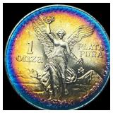 1984 Mexico 1 Onza Silver Libertad NEARLY UNCIRCUL