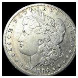 1886-O Silver Morgan Dollar LIGHTLY CIRCULATED