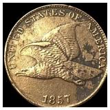1857 Flying Eagle Cent CLOSELY UNCIRCULATED