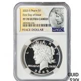 2023-S Silver Peace Dollar NGC PF70 Ultra Cameo