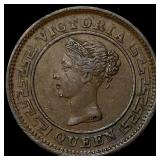 1901 Ceylon Copper 1/4 Cent