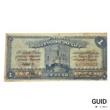 1915 Free and Sovereign State of Mexico 1 Peso