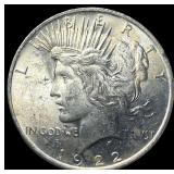 1922 Silver Peace Dollar CHOICE BU