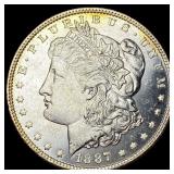 1887-S Silver Morgan Dollar CHOICE BU