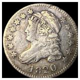 1820 Capped Bust Dime LIGHTLY CIRCULATED
