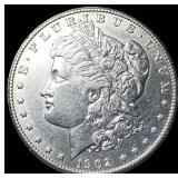 1902-S Silver Morgan Dollar CHOICE AU