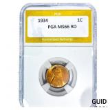 1934 Wheat Cent PGA MS66 RD