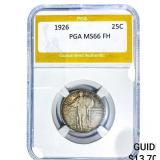 1926 Standing Liberty Quarter PGA MS66 FH