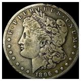 1896-S Silver Morgan Dollar NEARLY UNCIRCULATED