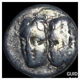 Greece Moesia, Istros 4th Cent. BC Silver Drachm