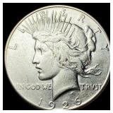 1926-S Silver Peace Dollar CLOSELY UNCIRCULATED