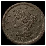 1853 Braided Hair Large Cent NEARLY UNCIRCULATED