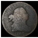 1807 Draped Bust Half Cent NEARLY UNCIRCULATED