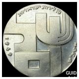 1969 Isreal Silver 10 Lirot