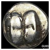Greece Moesia, Istros 4th Cent. BC Silver Drachm