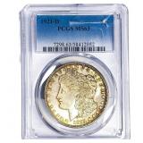1921-D Morgan Silver Dollar PCGS MS63
