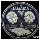 1972 Jamaica 10th Ann. Indepen. Silver $10 Proof