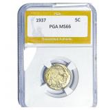 1937 Buffalo Nickel PGA MS66