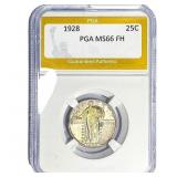 1928 Standing Liberty Quarter PGA MS66 FH