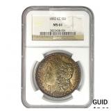 1892-CC Morgan Silver Dollar NGC MS61