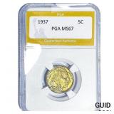 1937 Buffalo Nickel PGA MS67