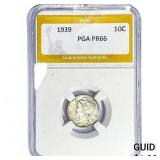 1939 Mercury Silver Dime PGA PR66