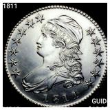 1811 Capped Bust Half Dollar UNCIRCULATED