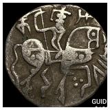 700-1000 AD India Rajput Silver Jital NEARLY UNCIR